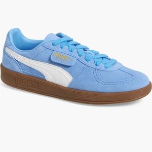 PUMA Palermo Light Blue Suede Sneakers 6